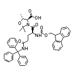 (4S,5R)-3-[(S)-2-(Fmoc-amino)-5-oxo-5-(tritylamino)pentanoyl]-2,2,5-trimethyloxazolidine-4-carboxylic Acid