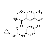 4-[4-(3-Cyclopropylureido)phenoxy]-7-methoxyquinoline-6-carboxamide