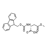 (R)-2-(Fmoc-amino)-4-methoxy-4-oxobutanoic Acid