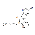 3-Bromo-1’-[[2-(trimethylsilyl)ethoxy]methyl]-5,7-dihydrospiro[cyclopenta[b]pyridine-6,3’-pyrrolo[2,3-b]pyridin]-2’(1’H)-one