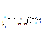 1-[4-Chloro-3-(trifluoromethyl)phenyl]-3-(2,2-difluorobenzo[d][1,3]dioxol-5-yl)urea