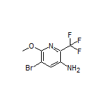 3-Amino-5-bromo-6-methoxy-2-(trifluoromethyl)pyridine