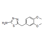 2-Amino-5-(3,4-dimethoxybenzyl)-1,3,4-thiadiazole