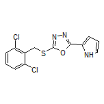 2-[(2,6-Dichlorobenzyl)thio]-5-(1H-pyrrol-2-yl)-1,3,4-oxadiazole