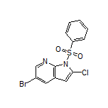 5-Bromo-2-chloro-1-(phenylsulfonyl)-7-azaindole