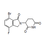 3-(7-Bromo-4-fluoro-1-oxoisoindolin-2-yl)piperidine-2,6-dione
