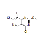 4,7-Dichloro-8-fluoro-2-(methylthio)pyrido[4,3-d]pyrimidine