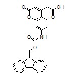 2-[7-(Fmoc-amino)-2-oxo-2H-chromen-4-yl]acetic Acid