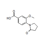 3-Methoxy-4-(2-oxo-1-pyrrolidinyl)benzoic Acid