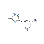 5-(5-Bromopyridin-3-yl)-3-methyl-1,2,4-oxadiazole