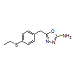 5-[4-(Ethylthio)benzyl]-1,3,4-oxadiazol-2-amine