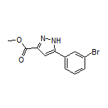 Methyl 5-(3-Bromophenyl)-1H-pyrazole-3-carboxylate