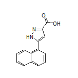 5-(Naphthalen-1-yl)-1H-pyrazole-3-carboxylic Acid