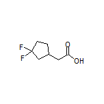 2-(3,3-Difluorocyclopentyl)acetic Acid