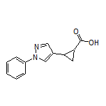 2-(1-Phenyl-4-pyrazolyl)cyclopropanecarboxylic Acid