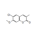 6-Chloro-7-methoxy-3-methyl-2H-chromen-2-one