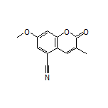 7-Methoxy-3-methyl-2-oxo-2H-chromene-5-carbonitrile