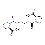 (2R,2’R)-1,1’-Adipoylbis(pyrrolidine-2-carboxylic Acid)
