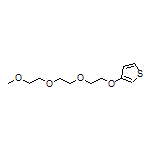 3-[2-[2-(2-Methoxyethoxy)ethoxy]ethoxy]thiophene