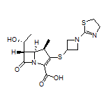 (4R,5S,6S)-3-[[1-(4,5-Dihydro-2-thiazolyl)-3-azetidinyl]thio]-6-[(R)-1-hydroxyethyl]-4-methyl-7-oxo-1-azabicyclo[3.2.0]hept-2-ene-2-carboxylic Acid