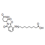 10-[[2-(2,6-Dioxo-3-piperidyl)-1,3-dioxo-4-isoindolinyl]amino]decanoic Acid