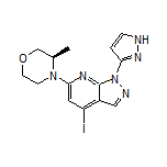 (R)-4-(4-Iodo-1-(3-pyrazolyl)-1H-pyrazolo[3,4-b]pyridin-6-yl)-3-methylmorpholine