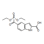 5-[(Diethoxyphosphoryl)carbonyl]-1H-indole-2-carboxylic Acid