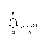 3-(2-Chloro-5-fluorophenyl)propanoic Acid