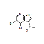 3-Acetyl-5-bromo-4-chloro-7-azaindole