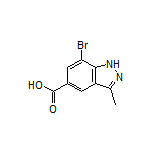 7-Bromo-3-methyl-1H-indazole-5-carboxylic Acid