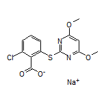 Sodium 2-Chloro-6-[(4,6-dimethoxy-2-pyrimidinyl)thio]benzoate