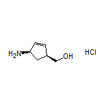 [(1S,4R)-4-Amino-2-cyclopenten-1-yl]methanol Hydrochloride