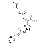 2-[2-[[(Benzyloxy)carbonyl]amino]-4-thiazolyl]-5-[(3-methyl-2-buten-1-yl)oxy]-5-oxopent-2-enoic Acid