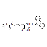 (R)-6-[Boc-(methyl)amino]-2-(Fmoc-amino)hexanoic Acid