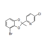 2-(4-Bromo-2-methylbenzo[d][1,3]dioxol-2-yl)-5-chloropyridine