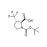 (2S,3S)-1-Boc-3-(trifluoromethyl)pyrrolidine-2-carboxylic Acid