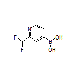 2-(Difluoromethyl)pyridine-4-boronic Acid