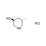 (3S,5S)-5-甲基哌啶-3-醇盐酸盐