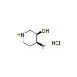 (3R,4S)-4-Fluoropiperidin-3-ol Hydrochloride