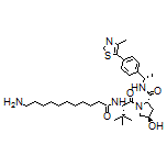 (2S,4R)-1-[(S)-2-(11-Aminoundecanamido)-3,3-dimethylbutanoyl]-4-hydroxy-N-[(S)-1-[4-(4-methyl-5-thiazolyl)phenyl]ethyl]pyrrolidine-2-carboxamide
