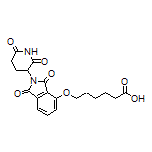6-[2-(2,6-dioxoazaperhydroin-3-yl)-1,3-dioxobenzo[c]azolin-4-yloxy]hexanoic acid