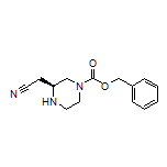 (S)-2-(4-Cbz-2-piperazinyl)acetonitrile