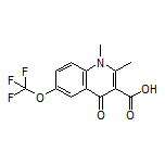 1,2-Dimethyl-4-oxo-6-(trifluoromethoxy)-1,4-dihydroquinoline-3-carboxylic Acid