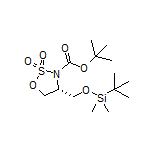 (R)-3-Boc-4-[[(tert-butyldimethylsilyl)oxy]methyl]-1,2,3-oxathiazolidine 2,2-Dioxide