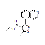 Ethyl 3-(5-Isoquinolyl)-5-methylisoxazole-4-carboxylate
