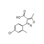 3-(4-Chloro-2-methylphenyl)-5-methylisoxazole-4-carboxylic Acid