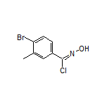 4-Bromo-N-hydroxy-3-methylbenzimidoyl Chloride