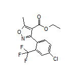 Ethyl 3-[4-Chloro-2-(trifluoromethyl)phenyl]-5-methylisoxazole-4-carboxylate