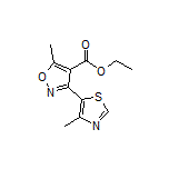 Ethyl 5-Methyl-3-(4-methyl-5-thiazolyl)isoxazole-4-carboxylate