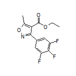 Ethyl 5-Methyl-3-(3,4,5-trifluorophenyl)isoxazole-4-carboxylate
